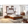 LIT CONTEMPORAIN ADULTE EN BOIS PIN MASSIF  ? GAMME NASH