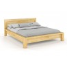 Lit  double contemporain en bois pin massif , Gamme oslo