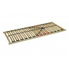 Sommier a lattes multiplis bois hetre  massif zone lombaire reglable , Gamme slimwood