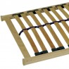 Sommier a lattes multiplis bois hetre  massif zone lombaire reglable , Gamme slimwood