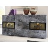 Buffet 2 portes et 3 tiroirs, Gamme Baros