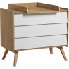 Commode bebe 3 tiroirs , Gamme vintage, marque vox