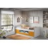 Lit enfant 90x200 avec rangements, Gamme bonny