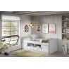Lit enfant 90x200 avec rangements, Gamme bonny
