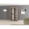 Armoire dressing,  longeur 100 cm, 2 portes, 2 penderies et 5 niches,  Gamme YORK_02