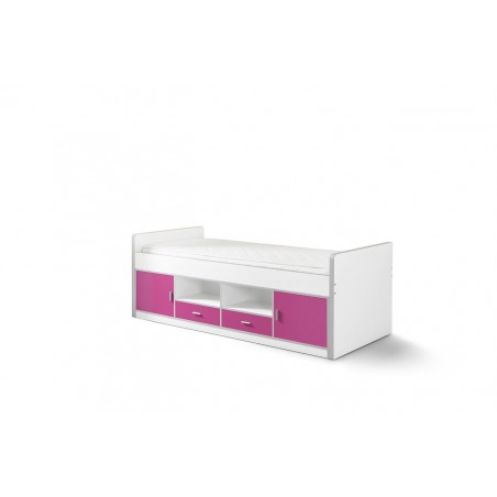 Lit enfant 90x200 avec rangements, Gamme bonny