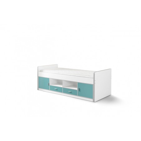 Lit enfant 90x200 avec rangements, Gamme bonny
