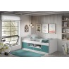 Lit enfant 90x200 avec rangements, Gamme bonny