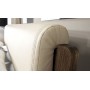 it en chêne sommier relevable et coffre de rangement, couleur Chêne foncé, dimension 140 x 200, Gam