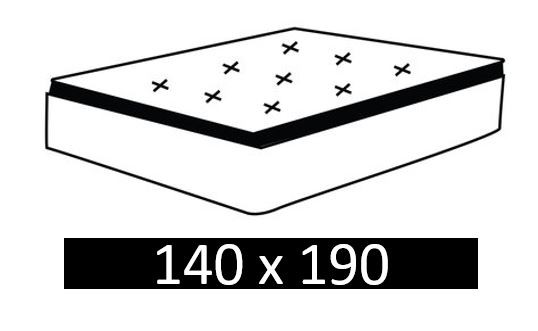 Dimension Matelas : 140  x 190