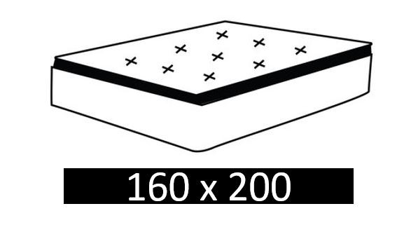 Dimension Matelas : 160 x 200
