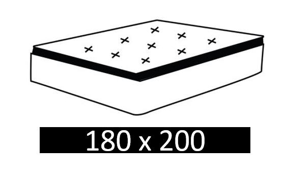 Dimension Matelas : 180 x 200