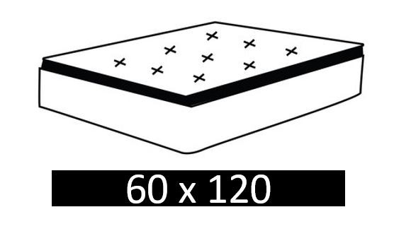 Dimension Matelas : 60 x 120