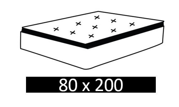 Dimension Matelas : 80 x 200