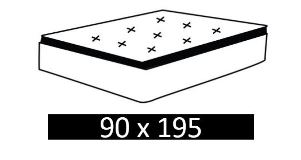 Dimension Matelas : 90x195 cm